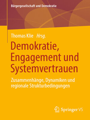 cover image of Demokratie, Engagement und Systemvertrauen